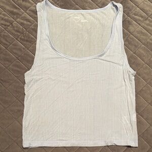 Aerie Women's light blue Ribbed Tank Top. Small
